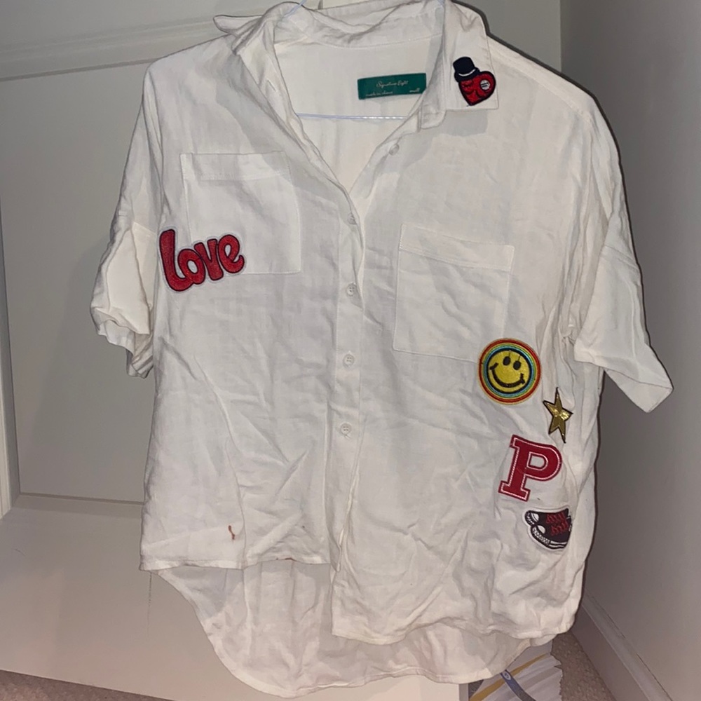 Signature8 Patched Shirt Size S